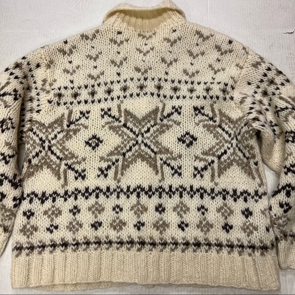 Vintage Susan Bristol Wool Blend Hand Knit Oversized Cozy Cardigan Sweat… - Picture 3 of 13